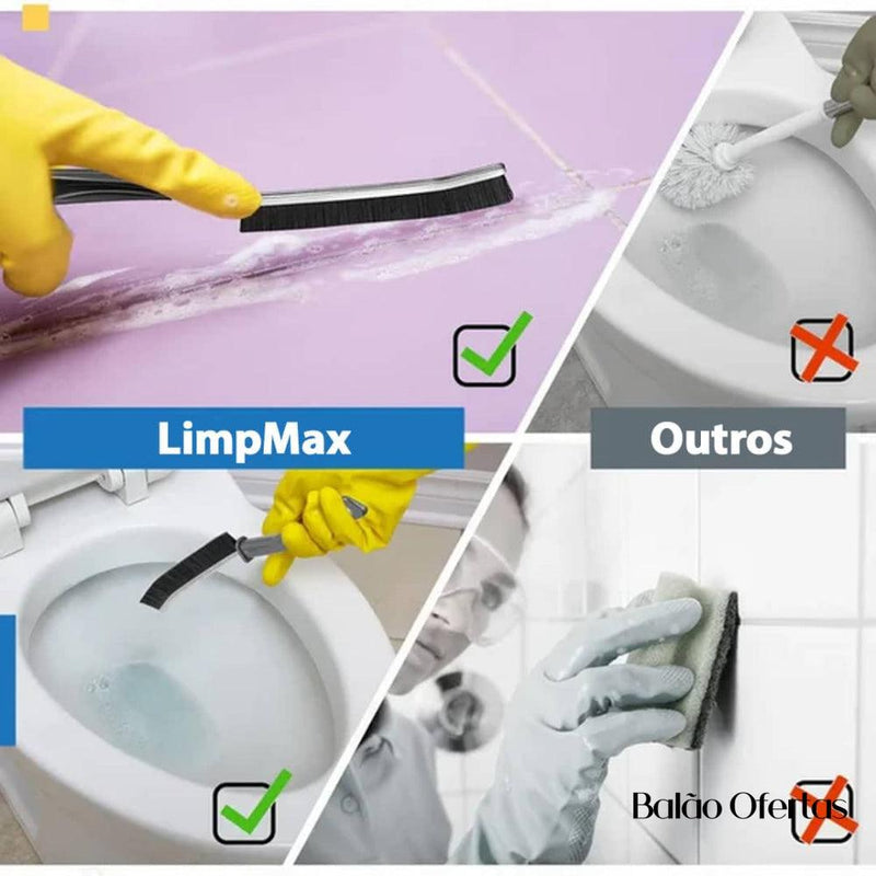 Escova LimpMax Para Limpeza Profunda - COMPRE 1 LEVE 2