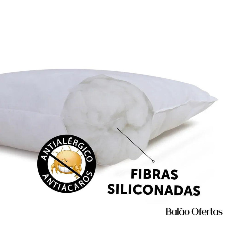 Kit com 4 Travesseiros Ortopédicos Antiestresse | Sonho Restaurador + Frete Grátis